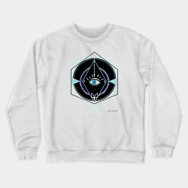 Awaken Third Eye Chakra Crewneck Sweatshirt by Medoro design